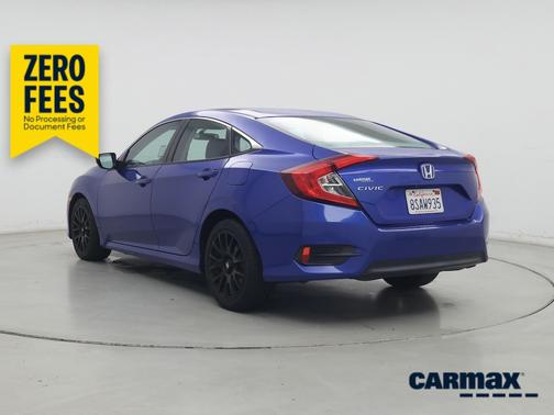 Blue 2017 Honda Civic LX