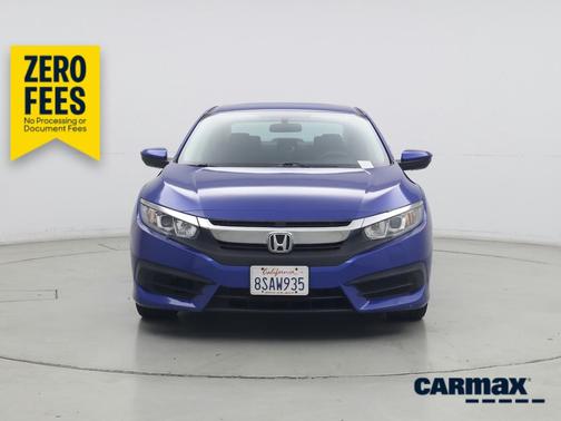 Blue 2017 Honda Civic LX