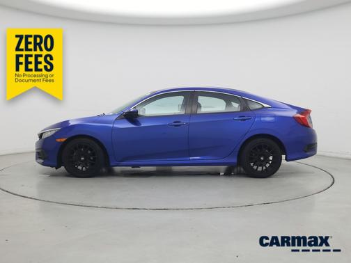 Blue 2017 Honda Civic LX