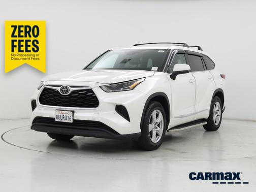White 2021 Toyota Highlander L
