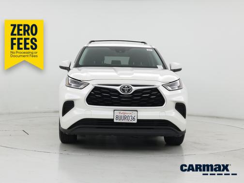 White 2021 Toyota Highlander L