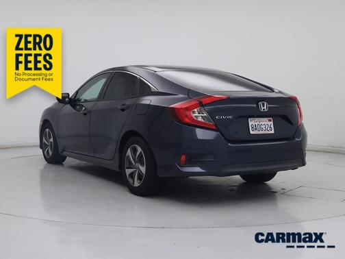Blue 2017 Honda Civic LX