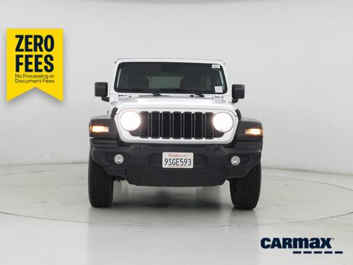 White 2025 Jeep Wrangler Sport S