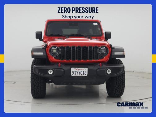 Red 2025 Jeep Wrangler Rubicon