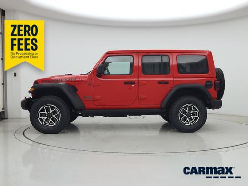 Red 2025 Jeep Wrangler Rubicon