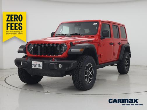 Red 2025 Jeep Wrangler Rubicon