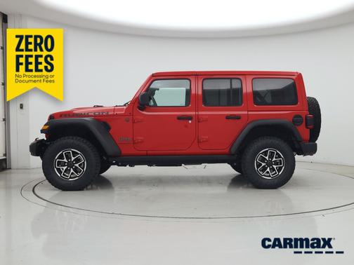 Red 2025 Jeep Wrangler Rubicon