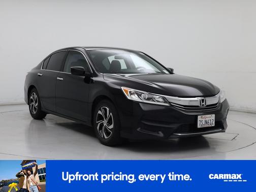 Black 2016 Honda Accord LX