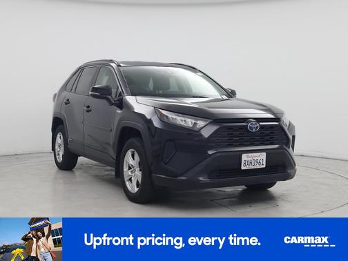 Black 2021 Toyota RAV4 Hybrid LE