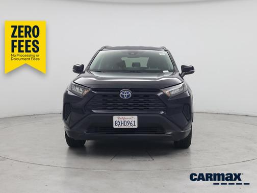 Black 2021 Toyota RAV4 Hybrid LE