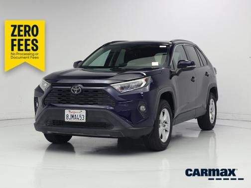 Blue 2019 Toyota RAV4 XLE
