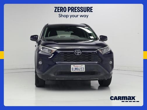 Blue 2019 Toyota RAV4 XLE