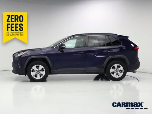 Blue 2019 Toyota RAV4 XLE