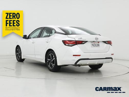 White 2025 Nissan Sentra SV