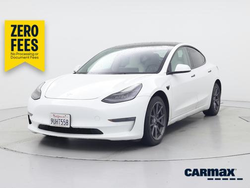 White 2022 Tesla Model 3 Long Range