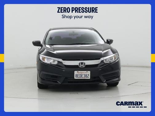 Black 2017 Honda Civic LX