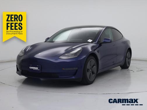 Blue 2022 Tesla Model 3