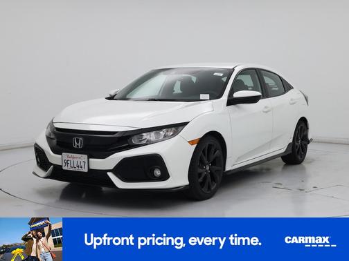 White 2019 Honda Civic Sport