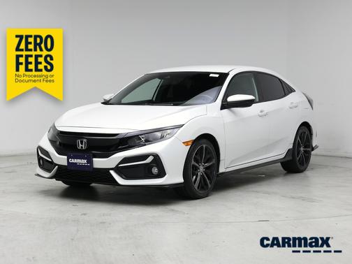 White 2021 Honda Civic Sport