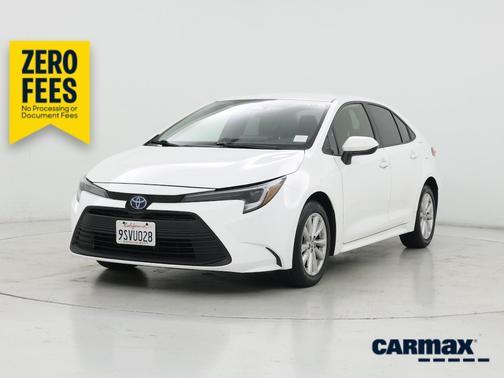 White 2025 Toyota Corolla Hybrid LE