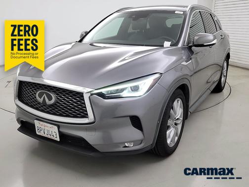 Gray 2020 INFINITI QX50 Luxe