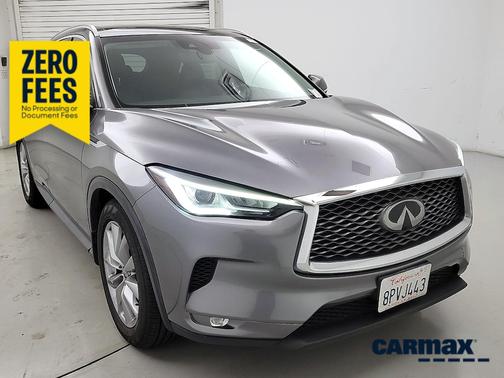 Gray 2020 INFINITI QX50 Luxe