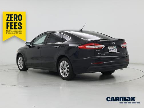 Black 2020 Ford Fusion Energi Titanium