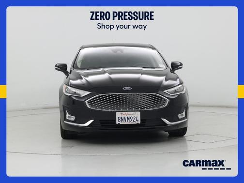 Black 2020 Ford Fusion Energi Titanium