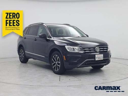 Black 2021 Volkswagen Tiguan SE