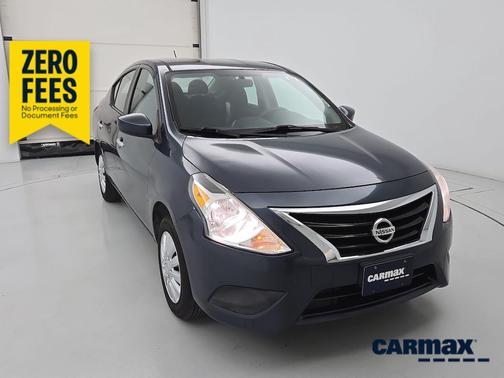 Blue 2015 Nissan Versa SV