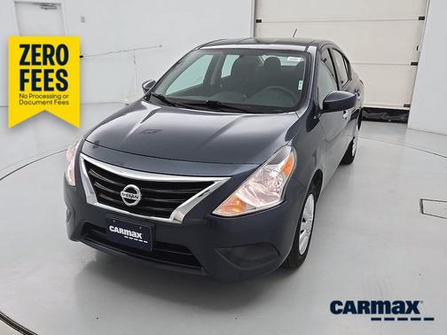 Blue 2015 Nissan Versa SV