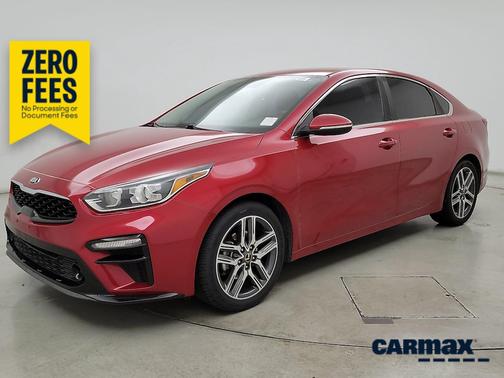 Red 2019 Kia Forte EX
