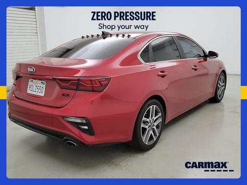 Red 2019 Kia Forte EX