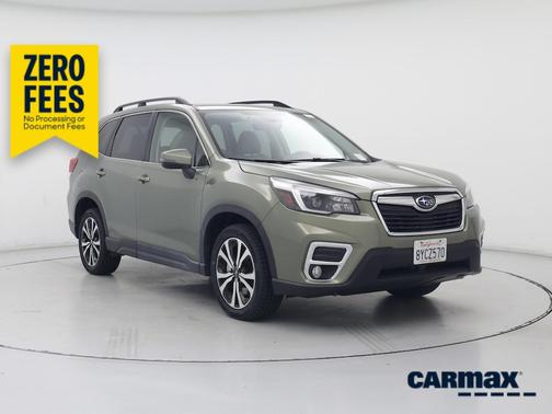 Green 2021 Subaru Forester Limited