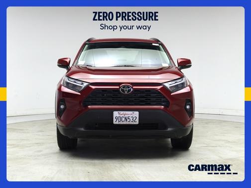 Red 2022 Toyota RAV4 XLE Premium