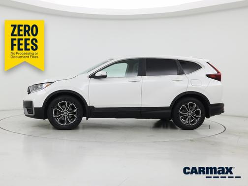 White 2021 Honda CR-V EX-L