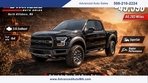 Agate Black Metallic 2019 Ford F-150 Raptor