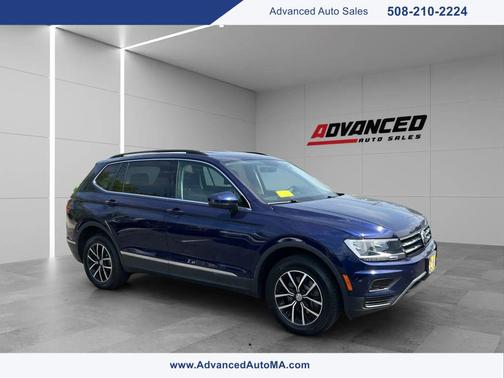 Blue 2021 Volkswagen Tiguan 2.0T SE 4MOTION