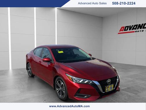 Red 2020 Nissan Sentra SV