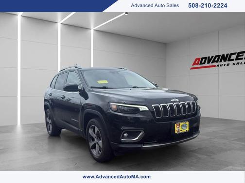 Diamond Black Crystal Pearlcoat 2019 Jeep Cherokee Limited