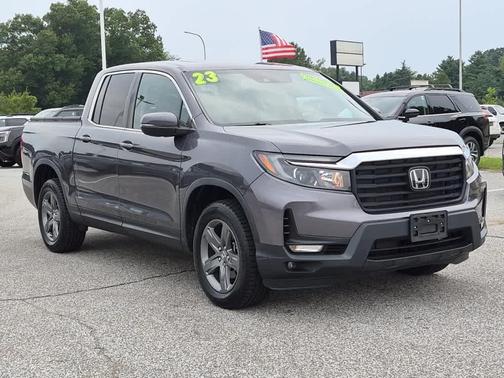 Modern Steel Metallic 2023 Honda Ridgeline RTL
