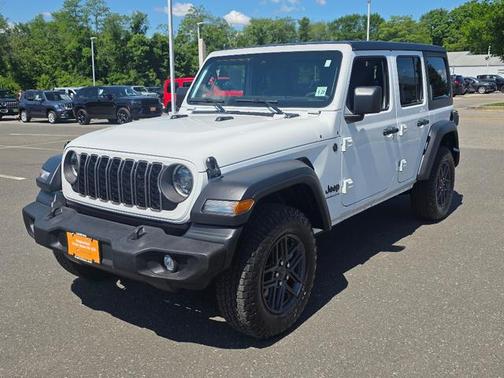 Bright White Clearcoat 2024 Jeep Wrangler Sport S