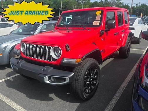 Firecracker Red Clearcoat 2025 Jeep Wrangler 4xe Sahara
