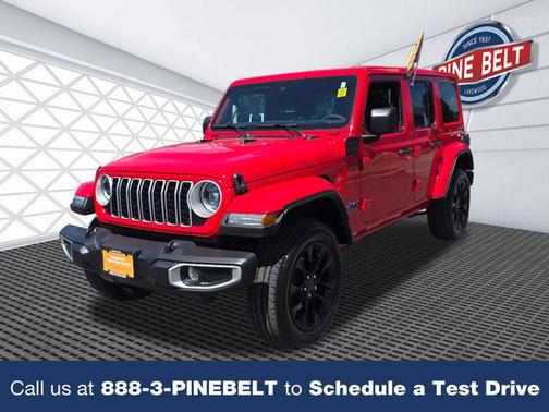 Firecracker Red Clearcoat 2025 Jeep Wrangler 4xe Sahara