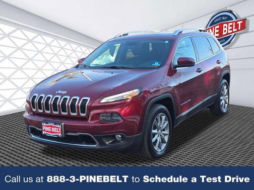 Velvet Red Pearlcoat 2018 Jeep Cherokee Limited