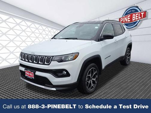 Bright White Clearcoat 2026 Jeep Compass Limited