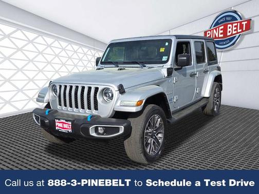 Silver Zynith Clearcoat 2023 Jeep Wrangler 4xe Sahara