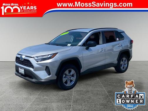 Silver Sky Metallic 2023 Toyota RAV4 Hybrid LE