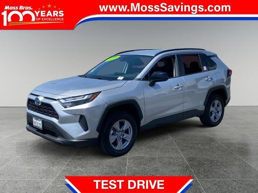 Silver Sky Metallic 2023 Toyota RAV4 Hybrid LE