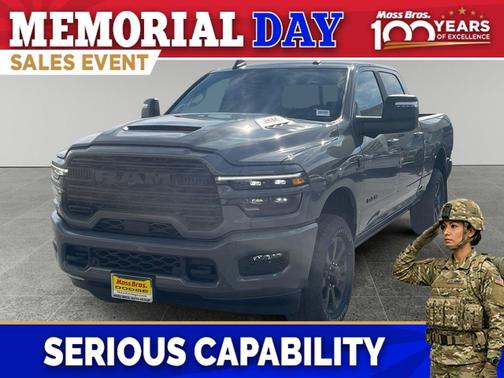Ceramic Gray Clearcoat 2026 RAM 2500 Laramie Crew Cab 4x4 6'4' Box